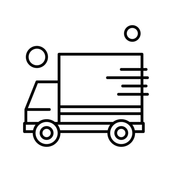 Vectorbestelwagen Icoon — Stockvector