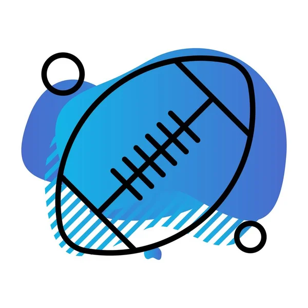 Vektor Rugby Symbol Illustration — Stockvektor