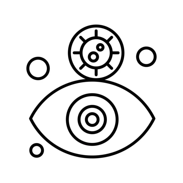 Иконка Векторного Глаза — стоковый вектор