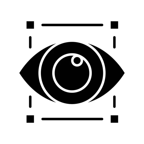 Vector Oog Pictogram Illustratie — Stockvector