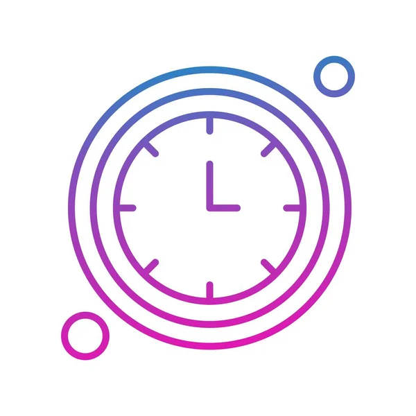 Illustration Icône Horloge Vectorielle — Image vectorielle