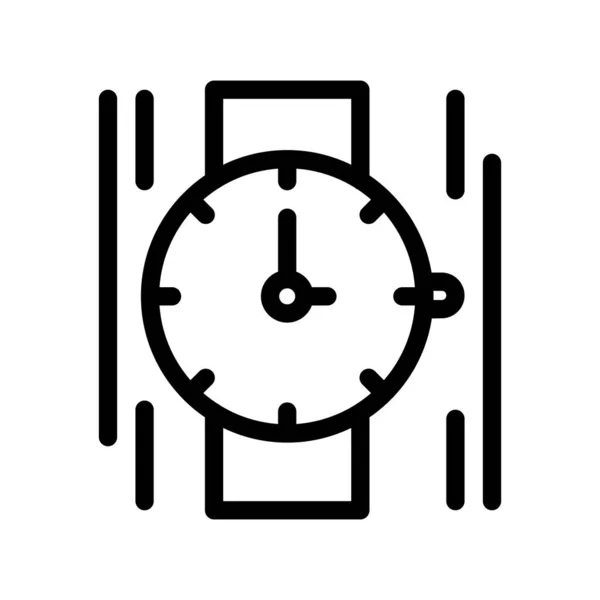 Vector Reloj Mano Icono — Vector de stock