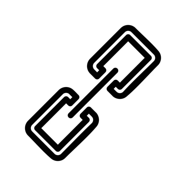 Vektor Link Symbol Abbildung — Stockvektor