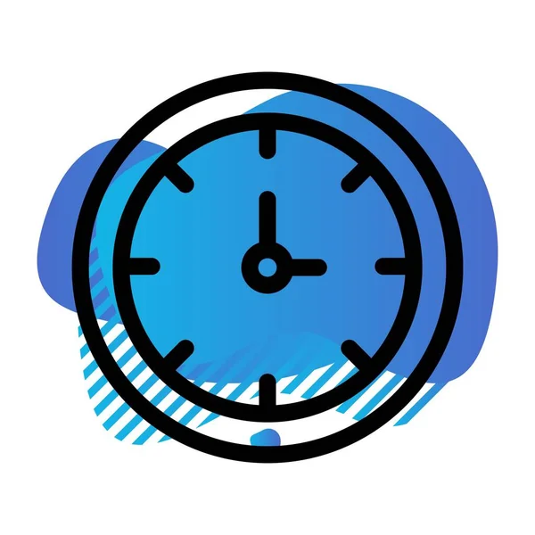 Vector Icono Del Reloj Ilustración — Vector de stock