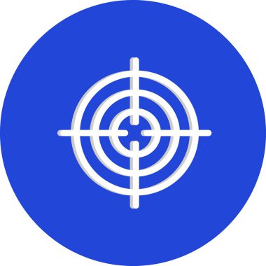 Vektör Hedef simgesi illüstrasyonu