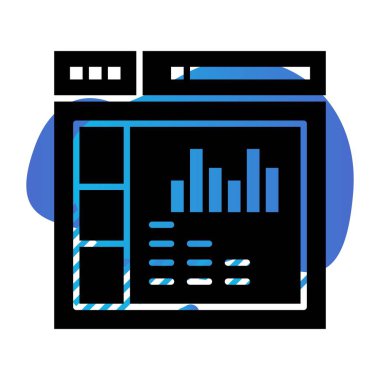 websitesi simgesi vektör illüstrasyonu