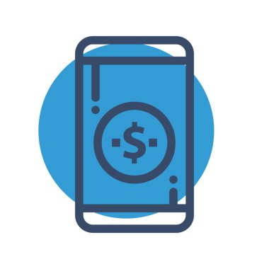 Vektör Mobil simge illüstrasyonu