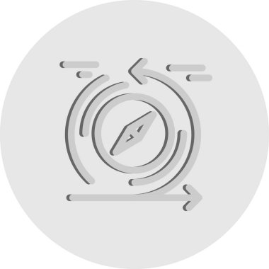 Vektör gps Simge illüstrasyonu