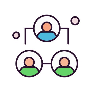 özet vektör illüstrasyon simgesi