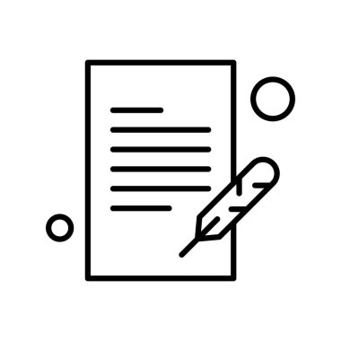 Vektör belgesi Simge illüstrasyonu