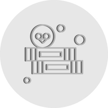 özet vektör illüstrasyon simgesi