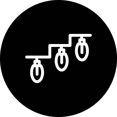  vektör ışıkları simgesi illüstrasyonu