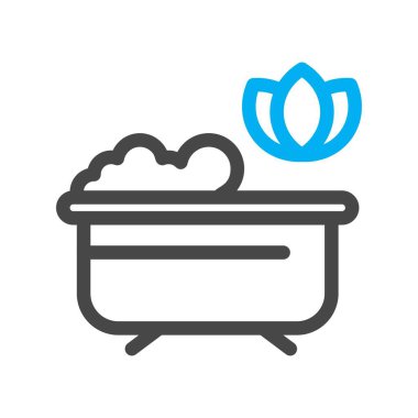 vektör Küvet Simgesi illüstrasyonu