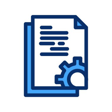 Vektör belgesi Simge illüstrasyonu