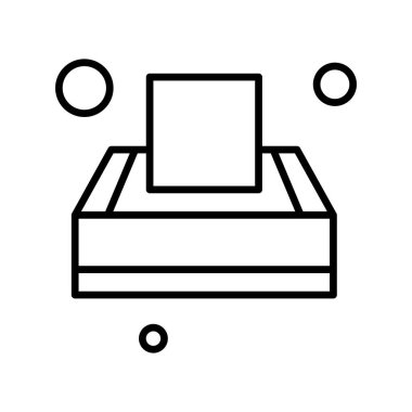 özet vektör illüstrasyon simgesi