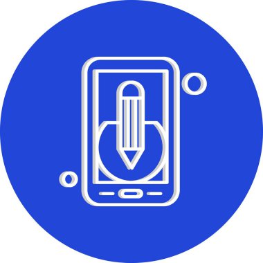 özet vektör illüstrasyon simgesi