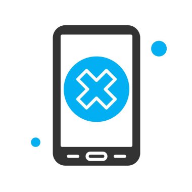 vektör çapraz simgesi illüstrasyonu