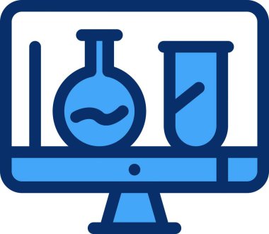 vektör lcd simgesi illüstrasyonu