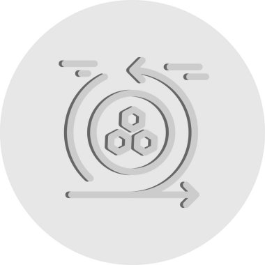  vektör yeniden yükleme simgesi illüstrasyonu