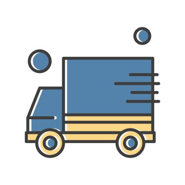 vektör dağıtım aracı simgesi