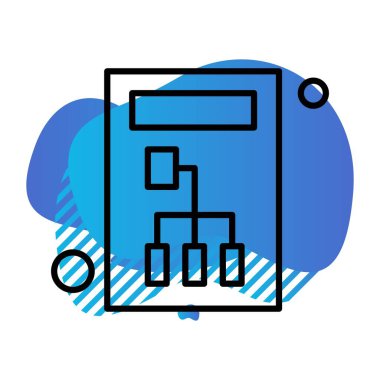 vektör sunucu illüstrasyonu