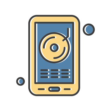 özet vektör illüstrasyon simgesi