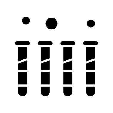 Vektör test tübü Ico