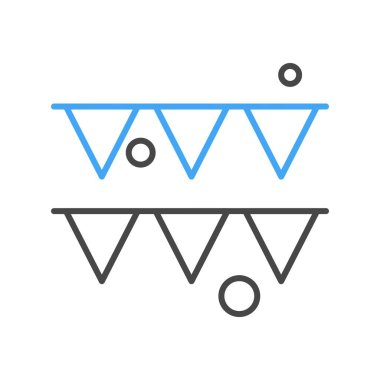 özet vektör illüstrasyon simgesi