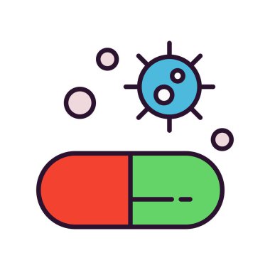 özet vektör illüstrasyon simgesi