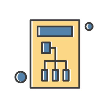 vektör sunucu illüstrasyonu