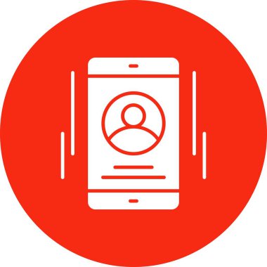 Telefon simgesinin vektör illüstrasyonu