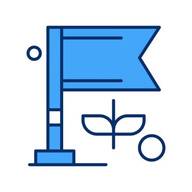 özet vektör illüstrasyon simgesi