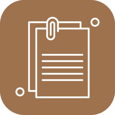 Vektör belgesi Simge illüstrasyonu