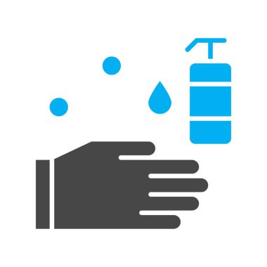 vektör yıkama el ico