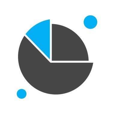  vektör pasta çizelgesi simgesi