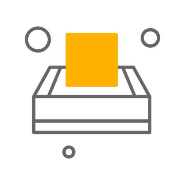 özet vektör illüstrasyon simgesi