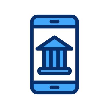 Telefon simgesinin vektör illüstrasyonu