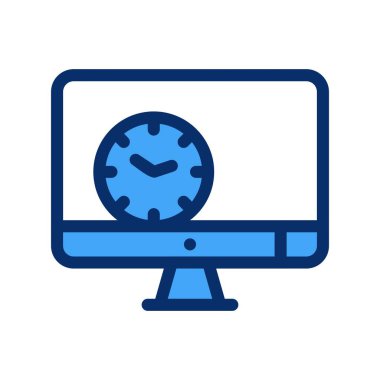 vektör lcd simgesi illüstrasyonu