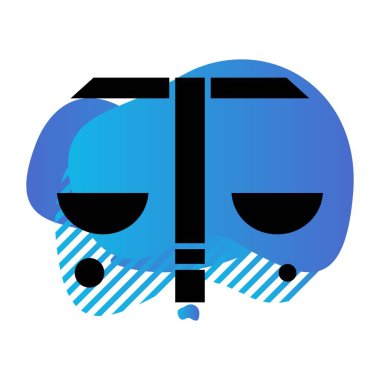 özet vektör illüstrasyon simgesi