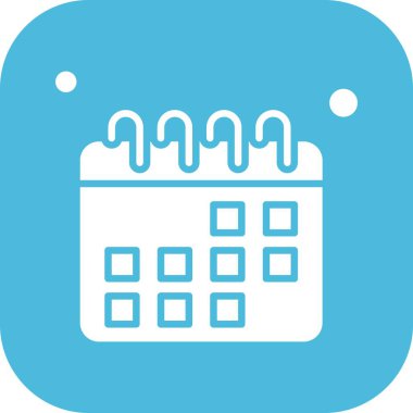 vektör Takvimi Simgesi illüstrasyonu