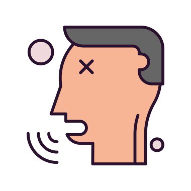 özet vektör illüstrasyon simgesi