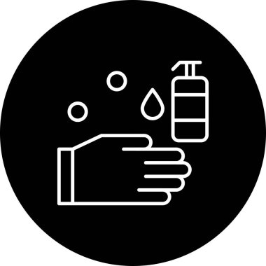 vektör yıkama el ico