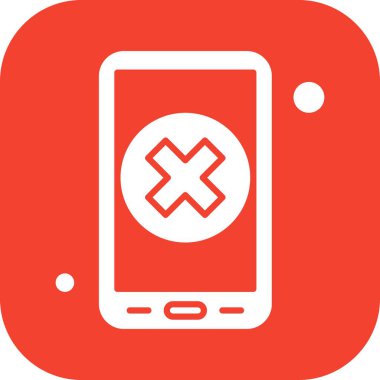 vektör çapraz simgesi illüstrasyonu