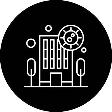 özet vektör illüstrasyon simgesi