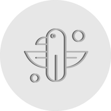 özet vektör illüstrasyon simgesi