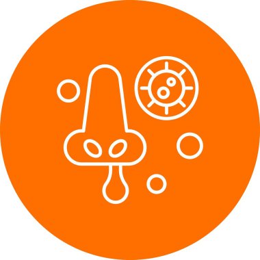 vektör burun Simgesi illüstrasyonu