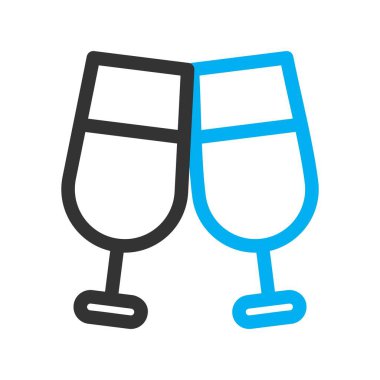 vektör şarap kadehleri resimleme