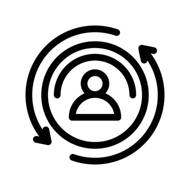 özet vektör illüstrasyon simgesi