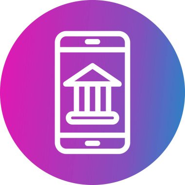 Telefon simgesinin vektör illüstrasyonu