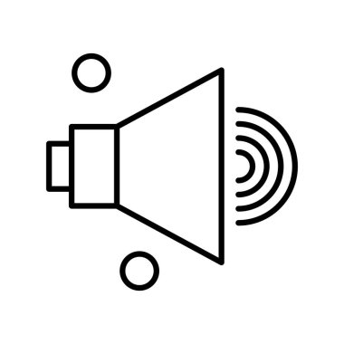 vektör sözcüsü Simgesi illüstrasyonu